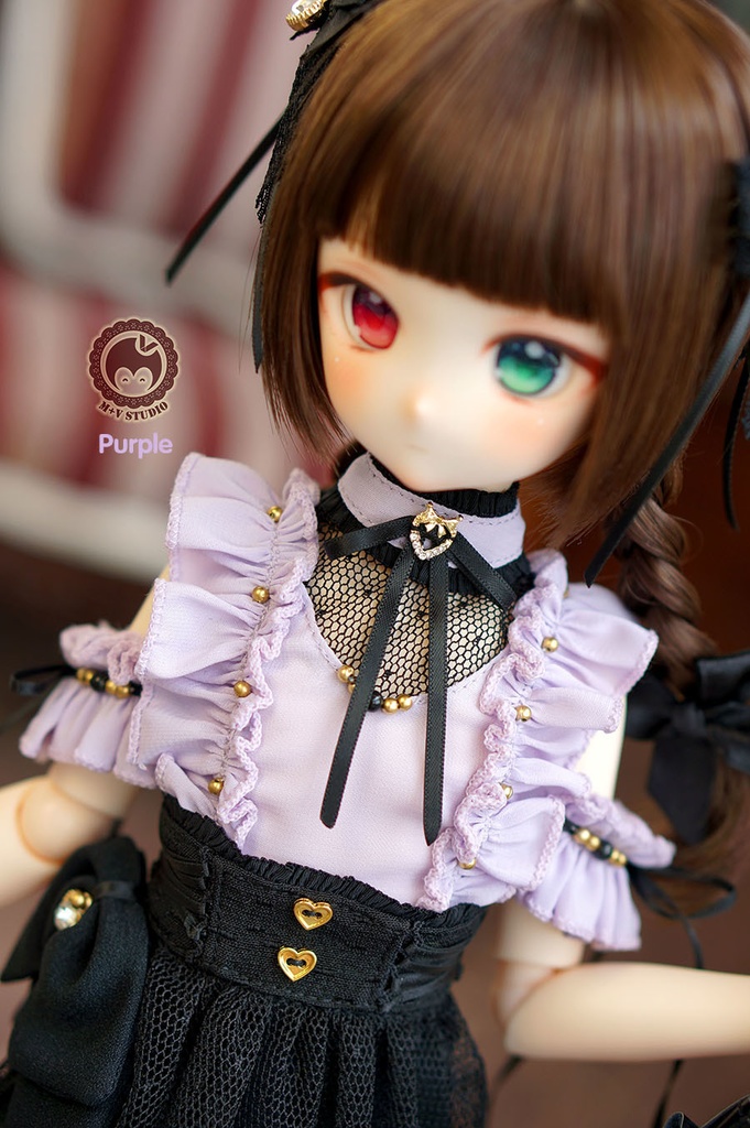【花泽静香】地雷着4点セットMDD(S.M.L胸)MSD SDM 1/4BJD洋服