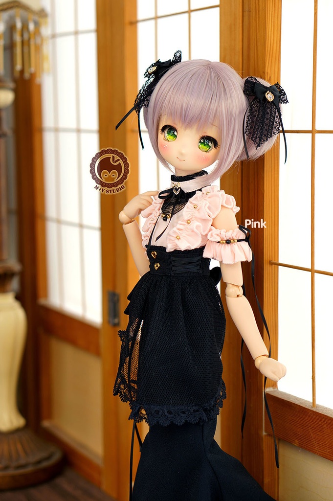 【花泽静香】地雷着4点セットMDD(S.M.L胸)MSD SDM 1/4BJD洋服