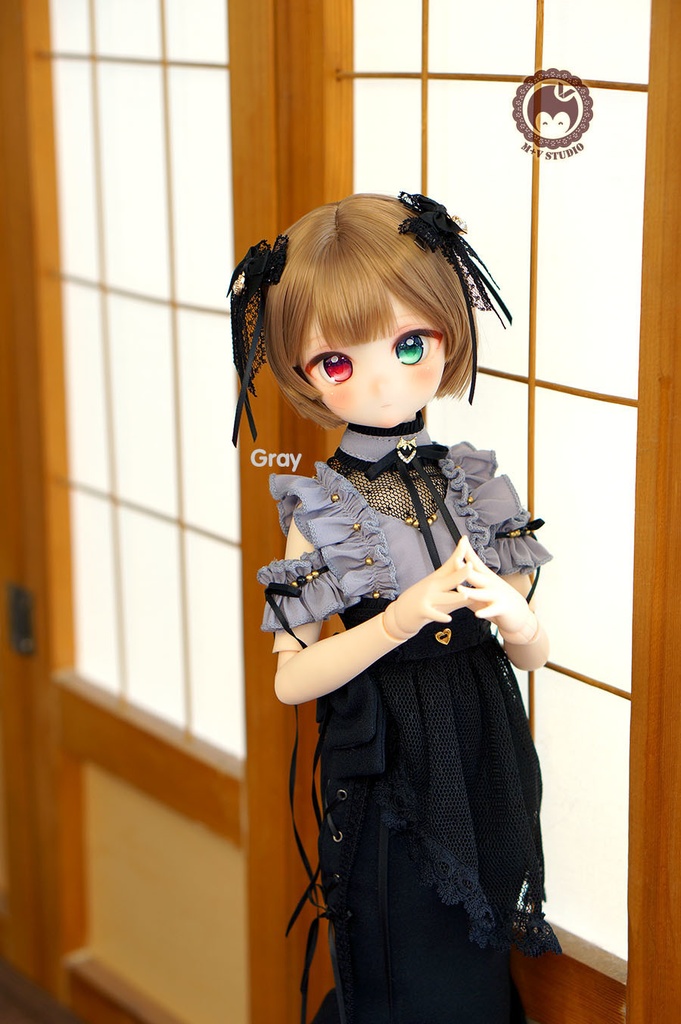 【花泽静香】地雷着4点セットMDD(S.M.L胸)MSD SDM 1/4BJD洋服