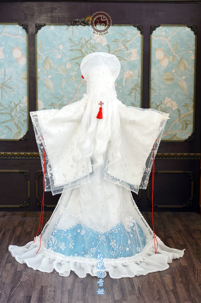 喵屋【玲珑の雪姬】DD3 DDS(L/M)DDDY 3分BJD用和服10点限量