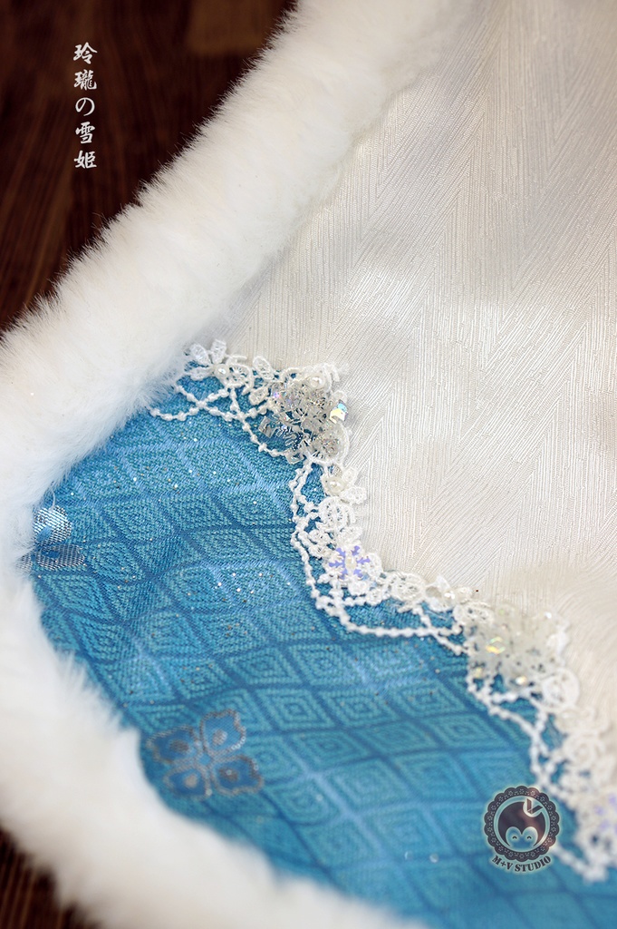 喵屋【玲珑の雪姬】SDM,MDD 4分BJD用和服10点限量