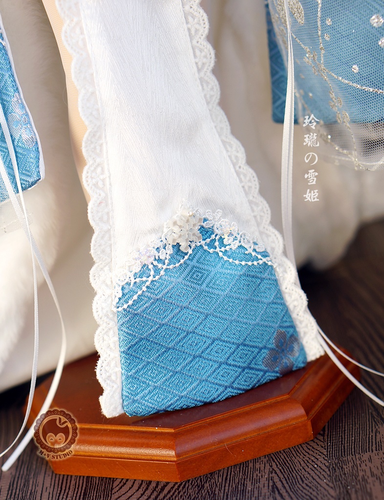 喵屋【玲珑の雪姬】SDM,MDD 4分BJD用和服10点限量