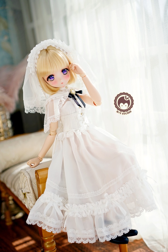 【妹のプリンセスドレスです】BJD4分BJD1/4SDM,MDD(S,M,L胸) 7点