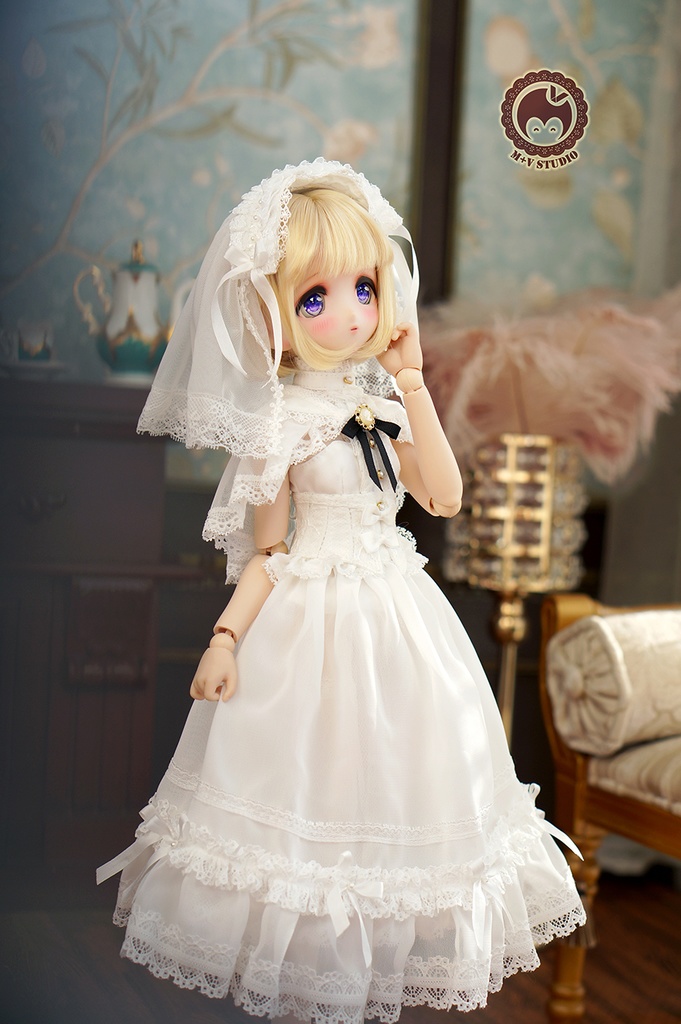 【妹のプリンセスドレスです】BJD4分BJD1/4SDM,MDD(S,M,L胸) 7点