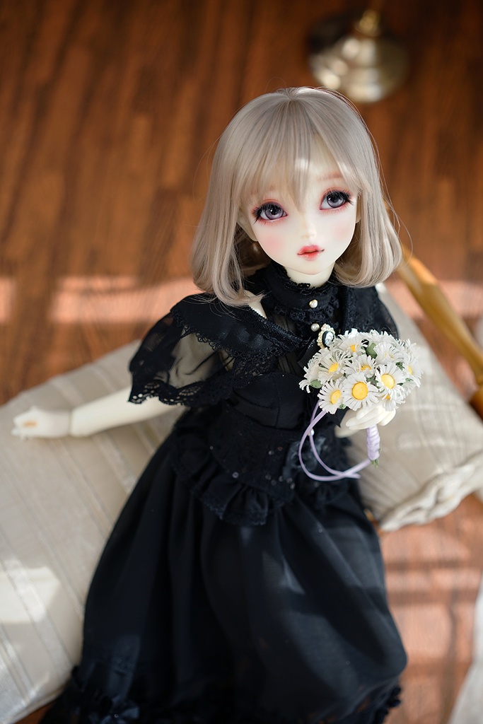 【妹のプリンセスドレスです】1/3 DD/DDDY,SDGR/UFDOLL/AS58/62ド-ル用洋服7点