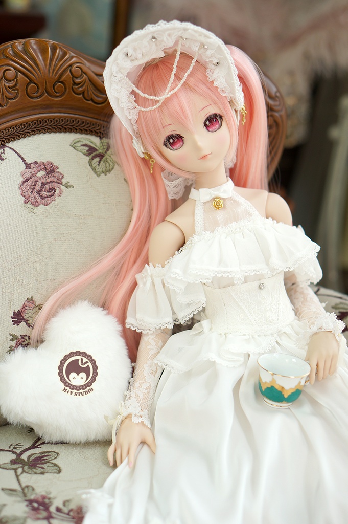 【喵屋】1/3BJD DD(SS/S/M/L)DDDY,SDGR女,AS58ド-ル用洋服7点セット