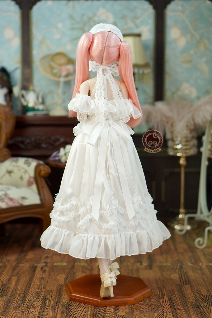 【喵屋】1/3BJD DD(SS/S/M/L)DDDY,SDGR女,AS58ド-ル用洋服7点セット