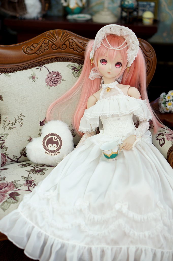 【喵屋】1/3BJD DD(SS/S/M/L)DDDY,SDGR女,AS58ド-ル用洋服7点セット