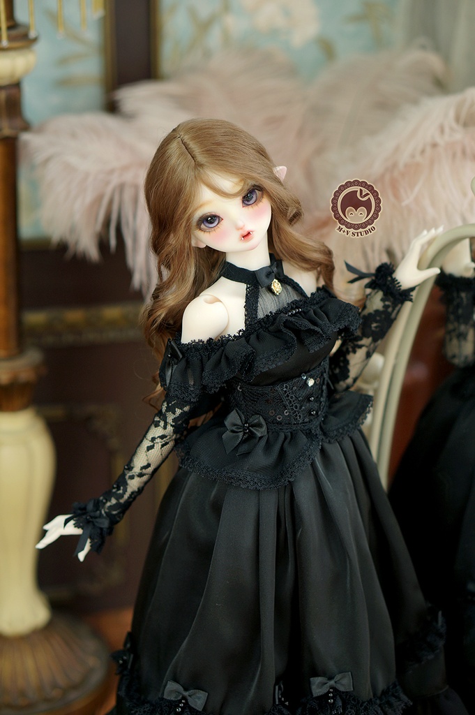 【喵屋】1/4★MSD/MDD/SDMド-ル用洋服7点セット