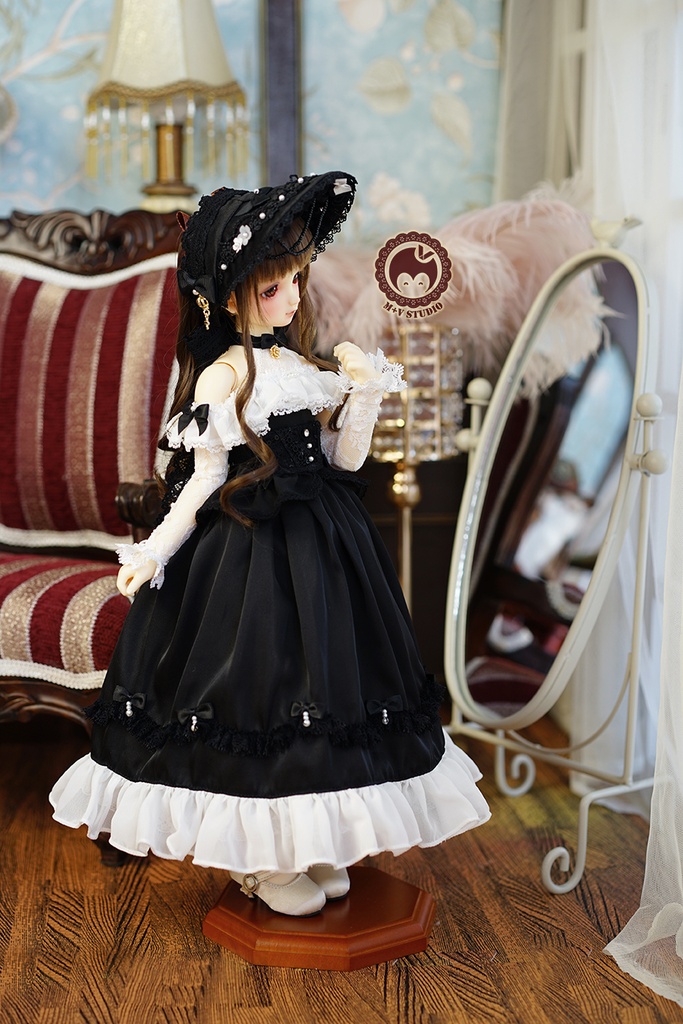 【喵屋】1/4★MSD/MDD/SDMド-ル用洋服7点セット