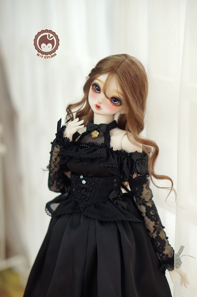 【喵屋】1/4★MSD/MDD/SDMド-ル用洋服7点セット