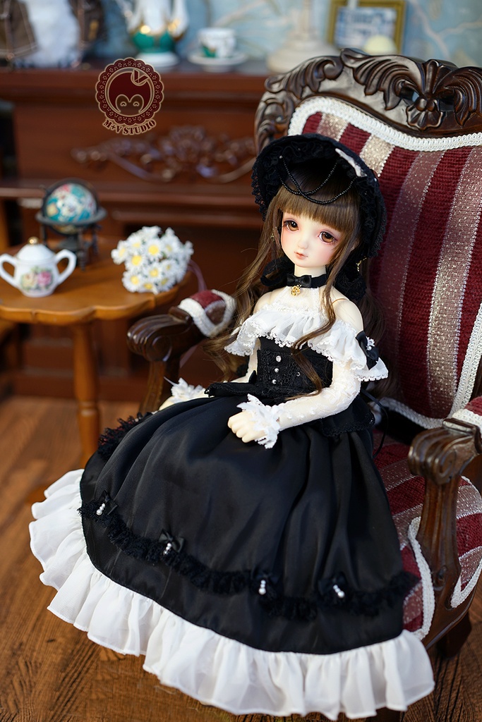 【喵屋】1/4★MSD/MDD/SDMド-ル用洋服7点セット