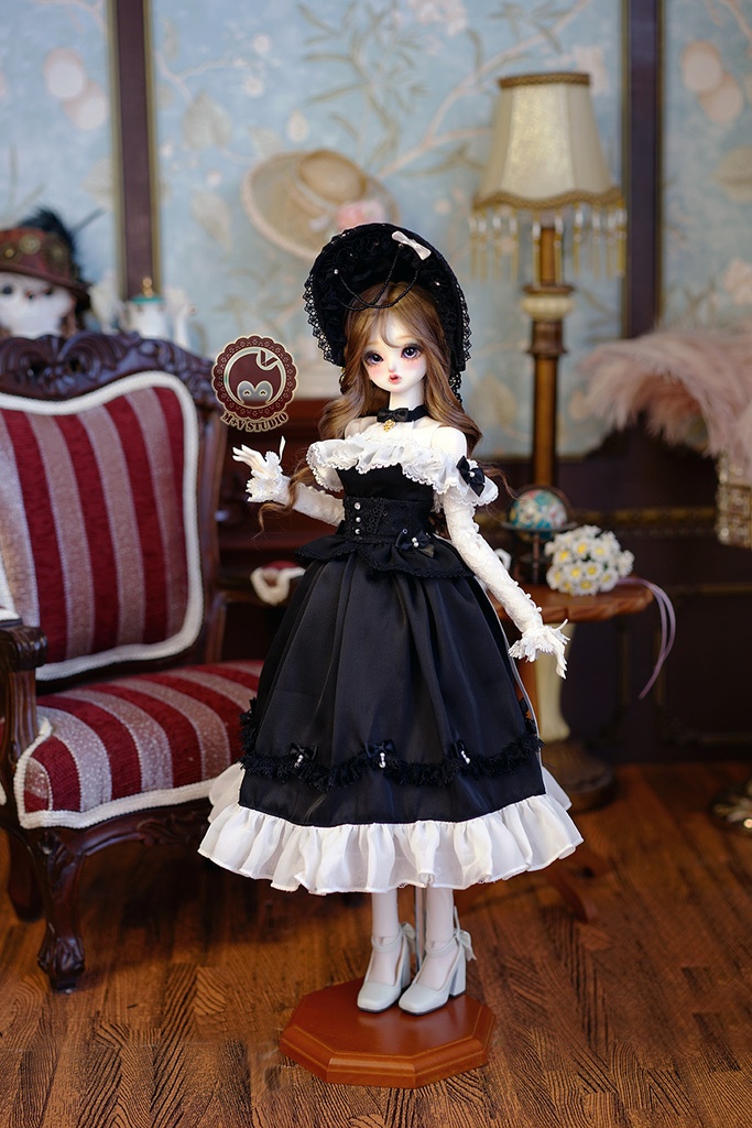 【喵屋】1/4★MSD/MDD/SDMド-ル用洋服7点セット