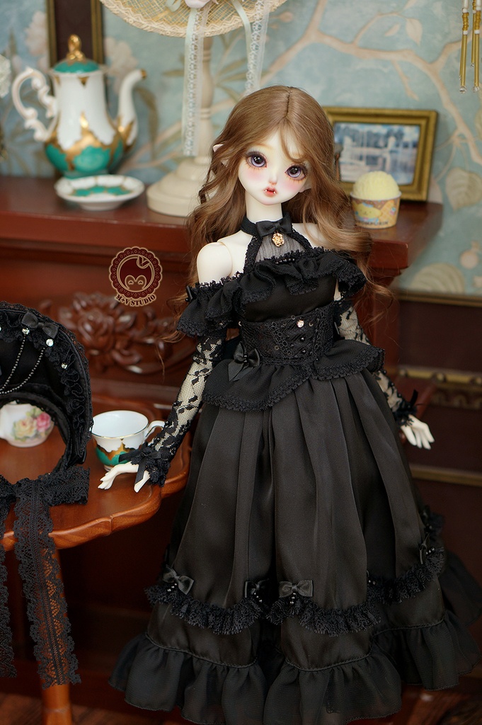 【喵屋】1/4★MSD/MDD/SDMド-ル用洋服7点セット