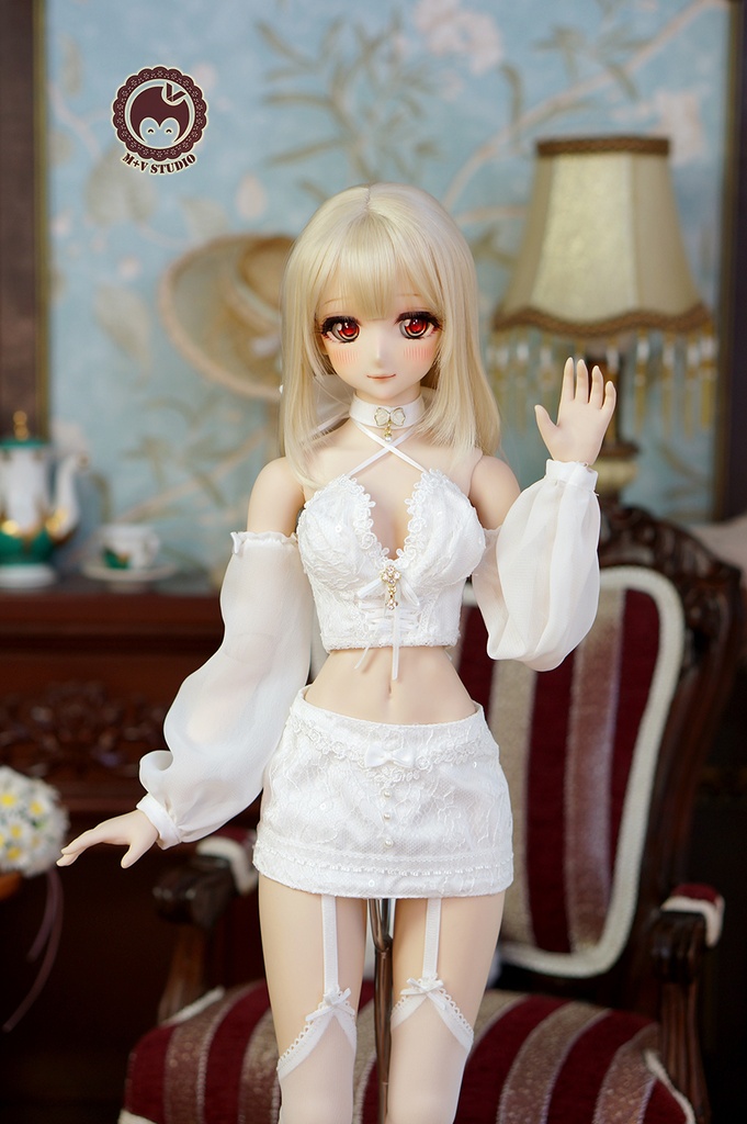 【喵屋】+恶魔爱神+1/3BJD DD(SS/S/M/L)DDS,SDGR女,AS58ド-ル用洋服7点セット