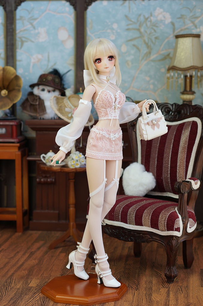 【喵屋】+恶魔爱神+1/3BJD DD(SS/S/M/L)DDS,SDGR女,AS58ド-ル用洋服7点セット