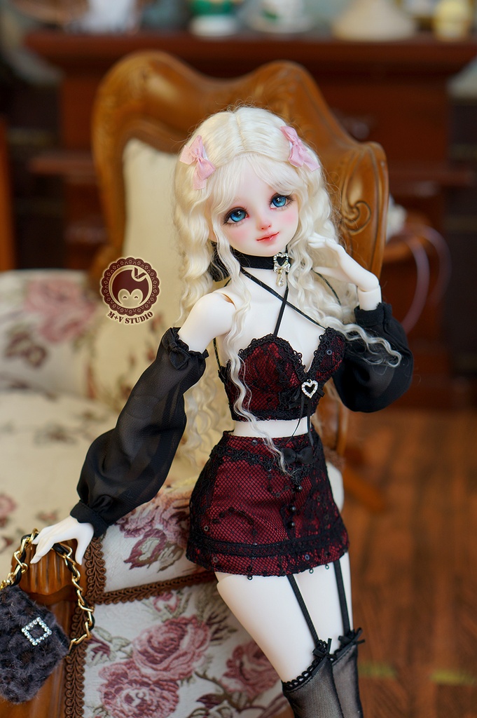 【喵屋】+恶魔爱神+1/4BJD衣装★DDP/MSD/MDD(S/M/L胸)/SDM ANGEL PHILIAド-ル用