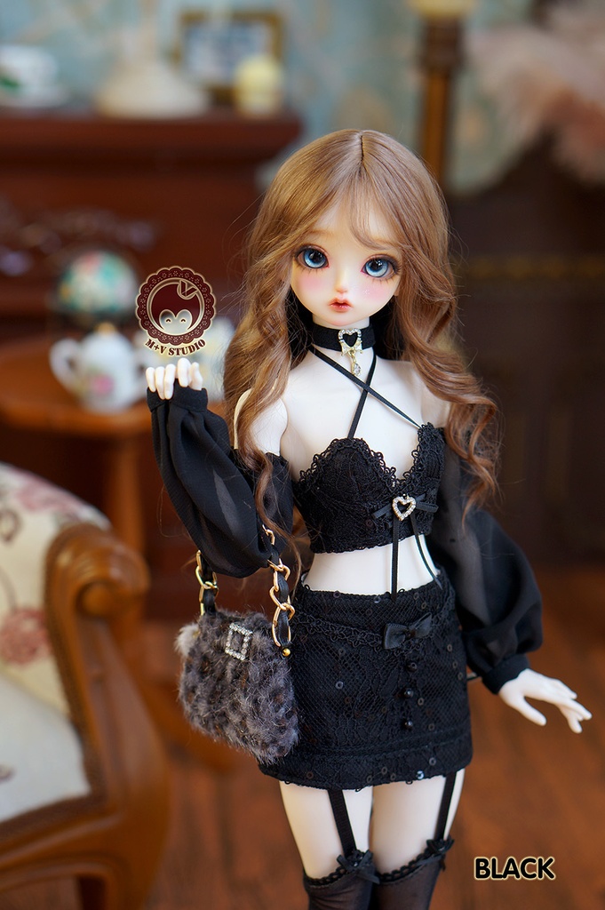 【喵屋】+恶魔爱神+1/4BJD衣装★DDP/MSD/MDD(S/M/L胸)/SDM ANGEL PHILIAド-ル用