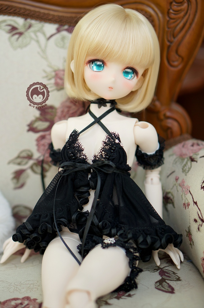 -Treasure-総レースベビードール,パジャマDDP MDD MSD SDM 1/4BJD