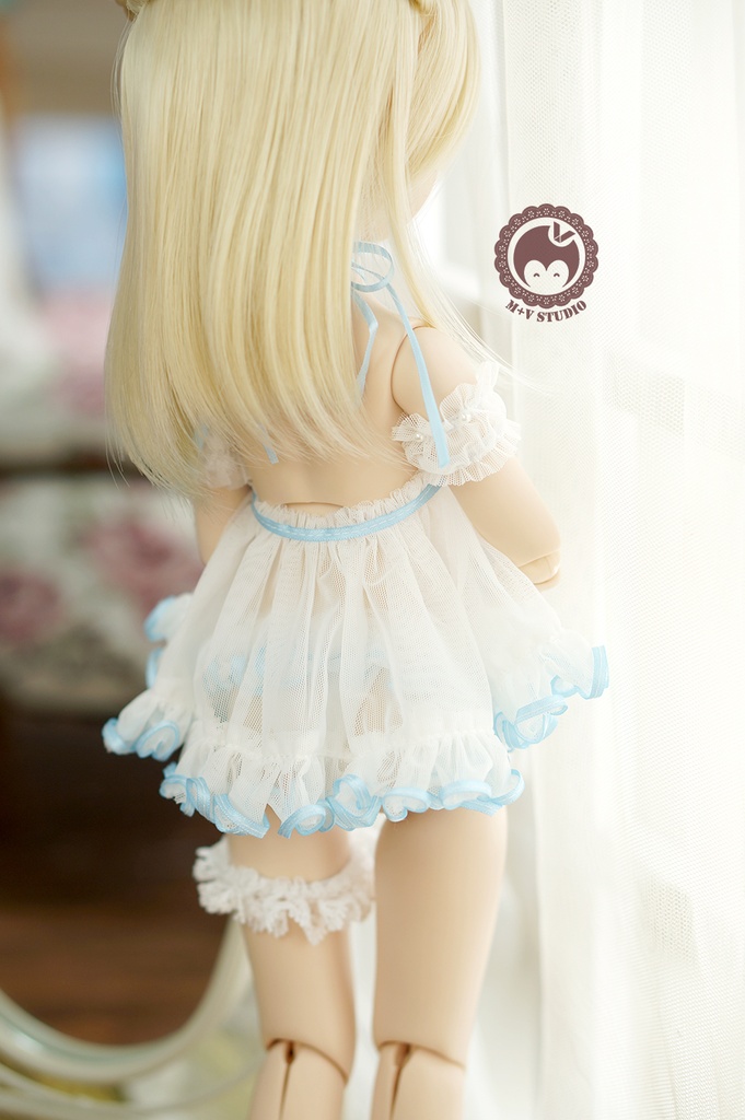 -Treasure-総レースベビードール,パジャマDDP MDD MSD SDM 1/4BJD