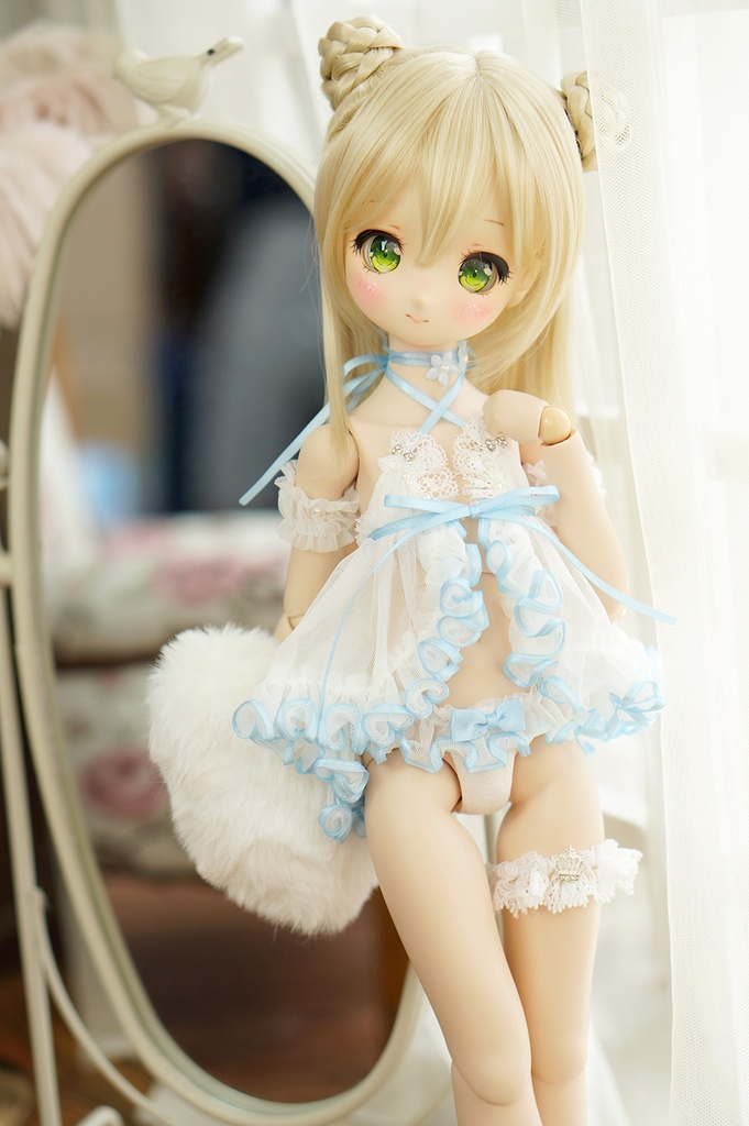 -Treasure-総レースベビードール,パジャマDDP MDD MSD SDM 1/4BJD