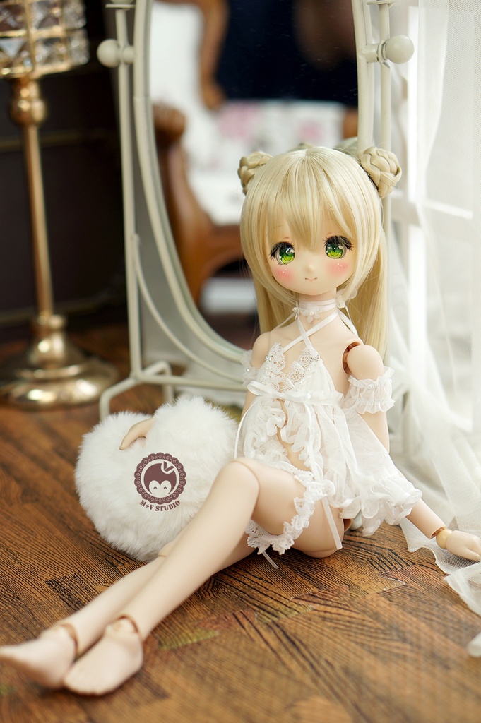 -Treasure-総レースベビードール,パジャマDDP MDD MSD SDM 1/4BJD