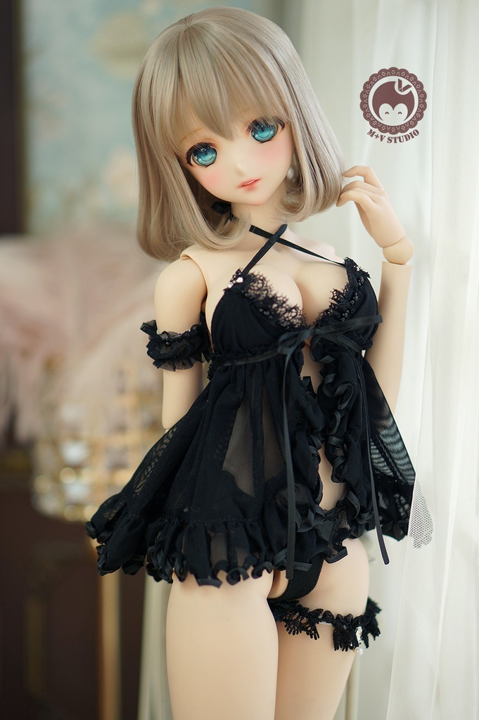 -Treasure-総レースベビードール,パジャマDDDY DD3 MDD