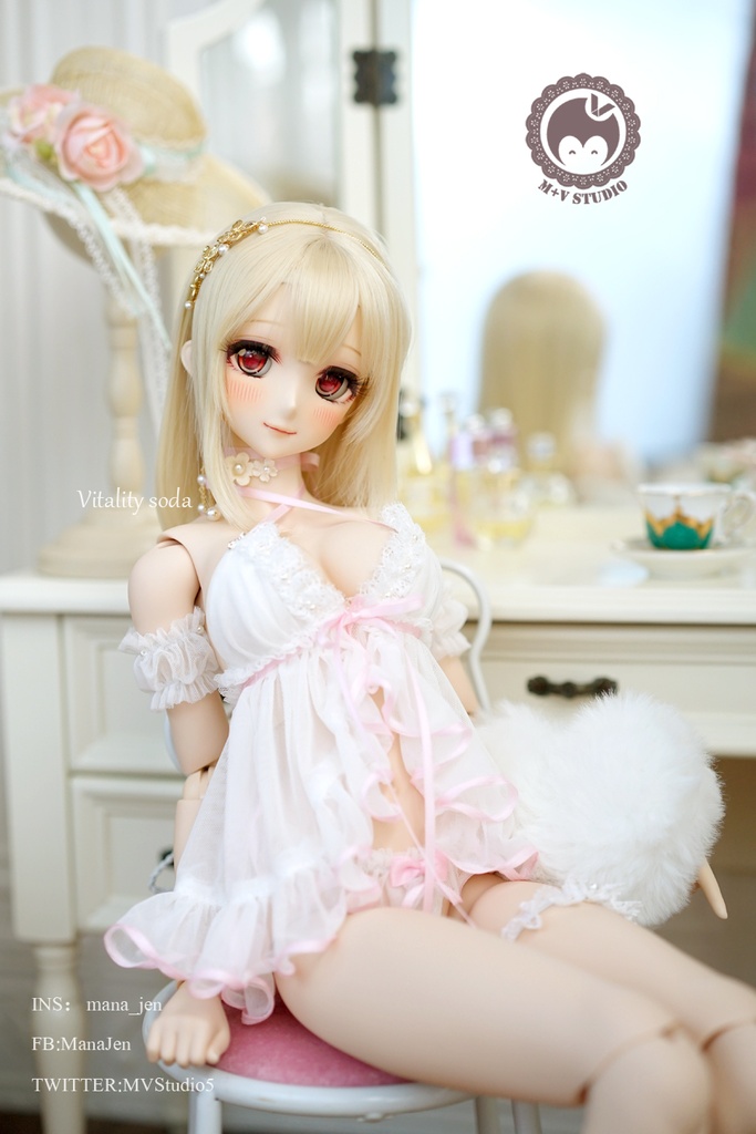 -Treasure-総レースベビードール,パジャマDDDY DD3 MDD
