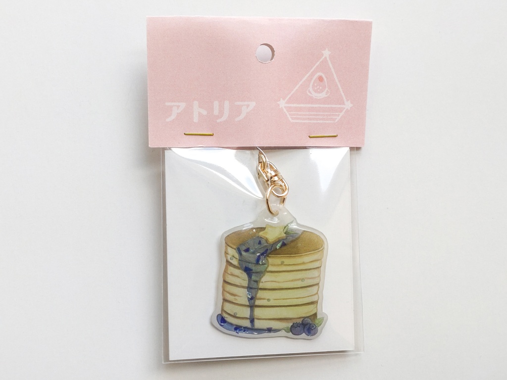 キーホルダー　パンケーキ