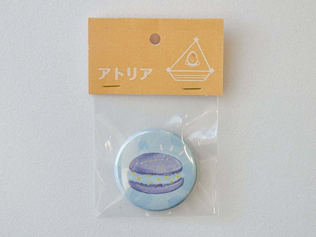 缶バッジ　マカロン