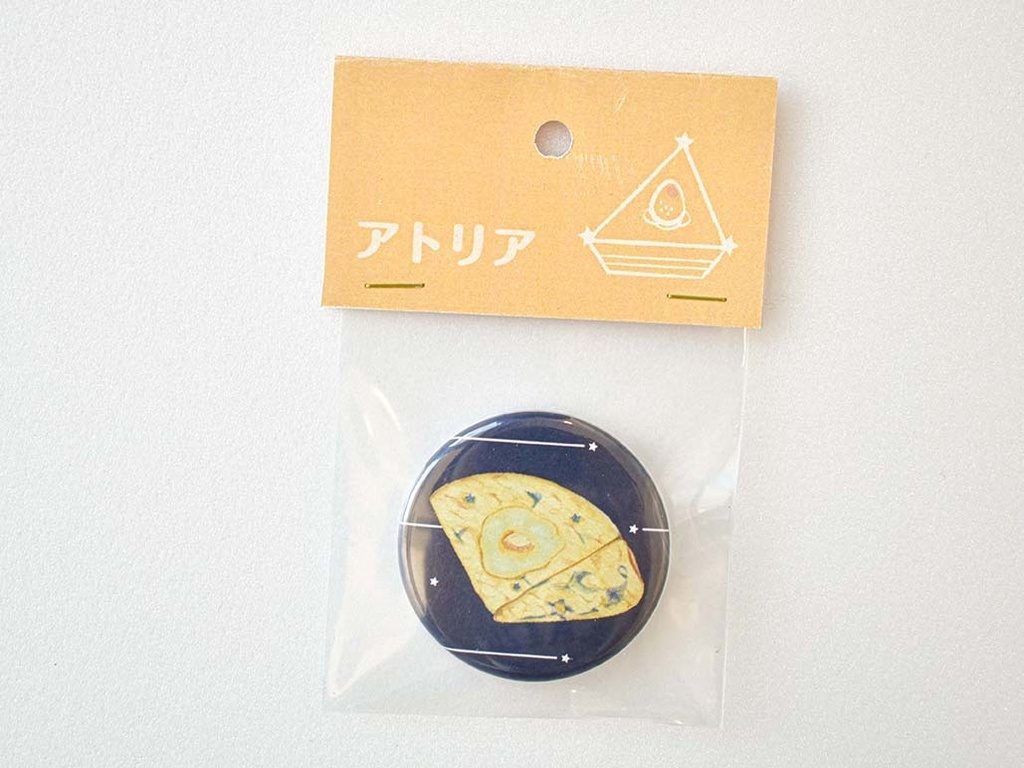 缶バッジ　クレープ