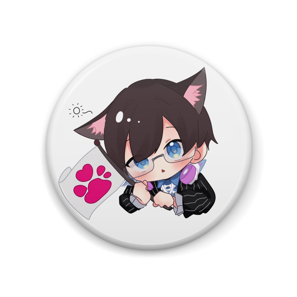 メン限記念缶バッジ-57mm