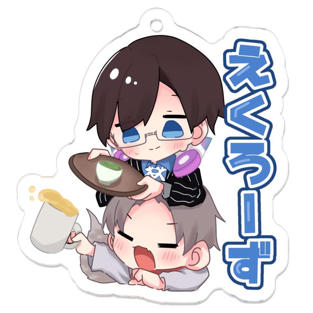 メン限記念アクキー- 50 x 50 (mm)