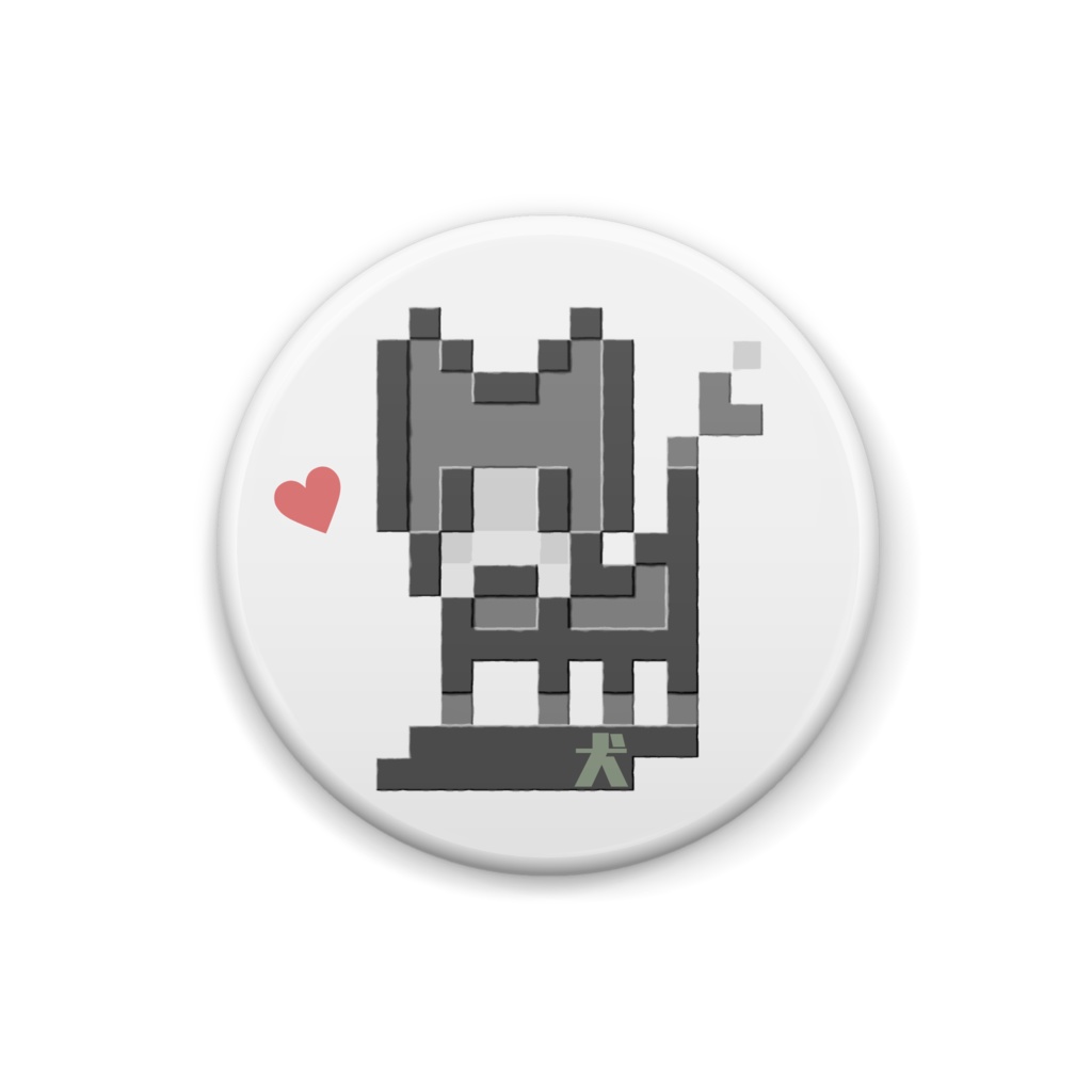 わんこ缶バッジ