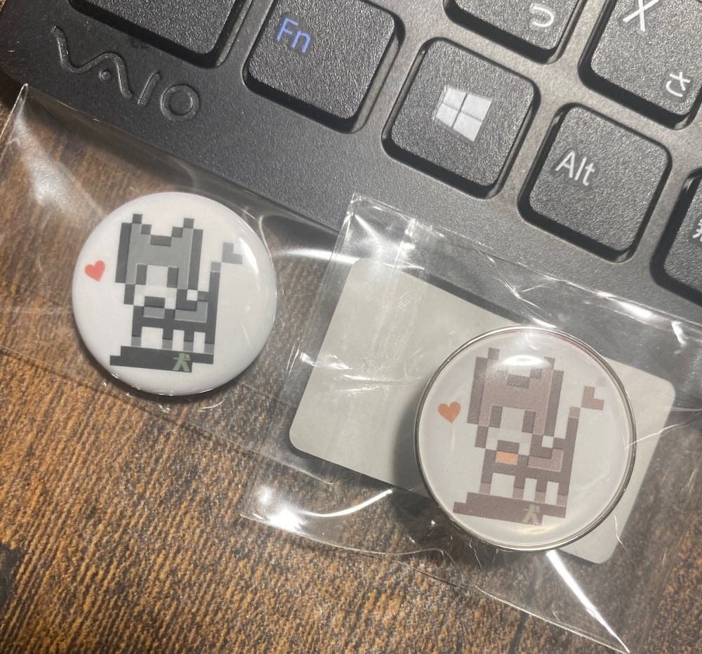 わんこピンバッジ