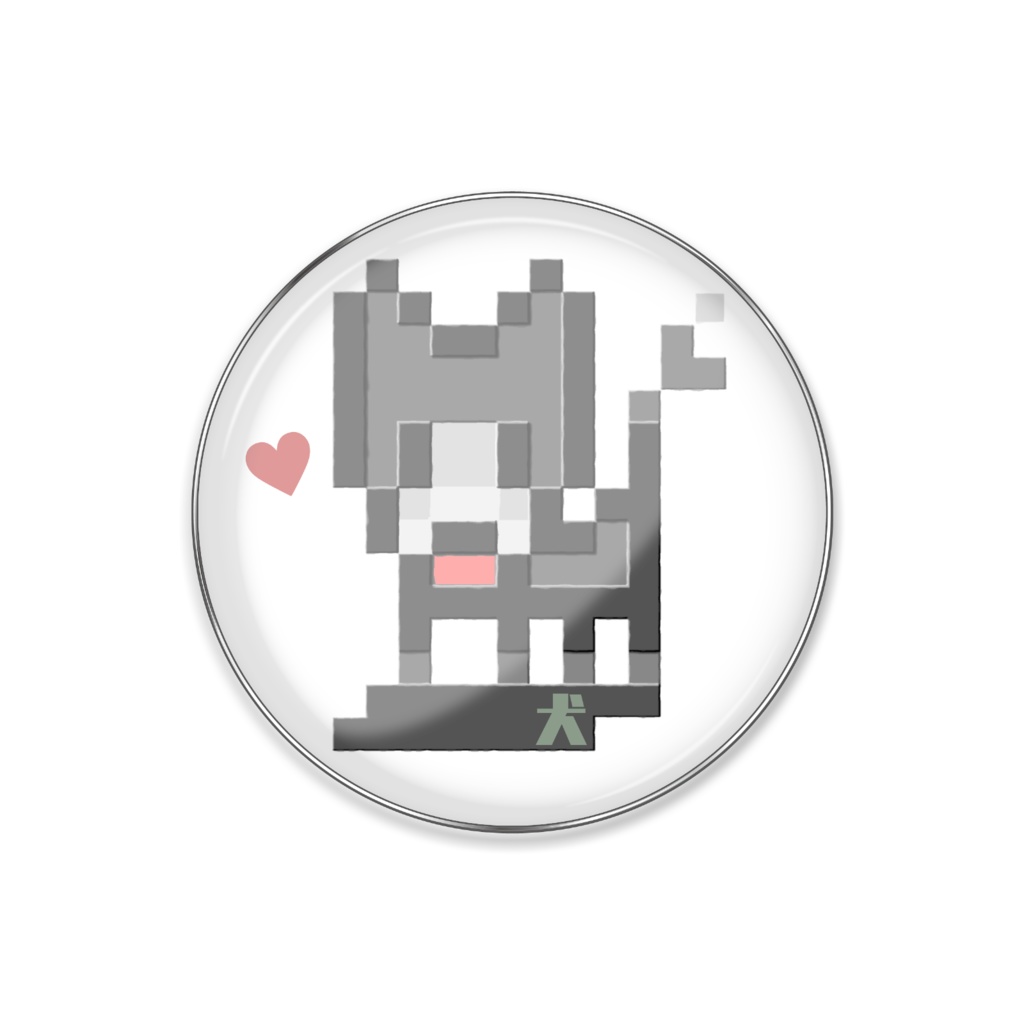 わんこピンバッジ