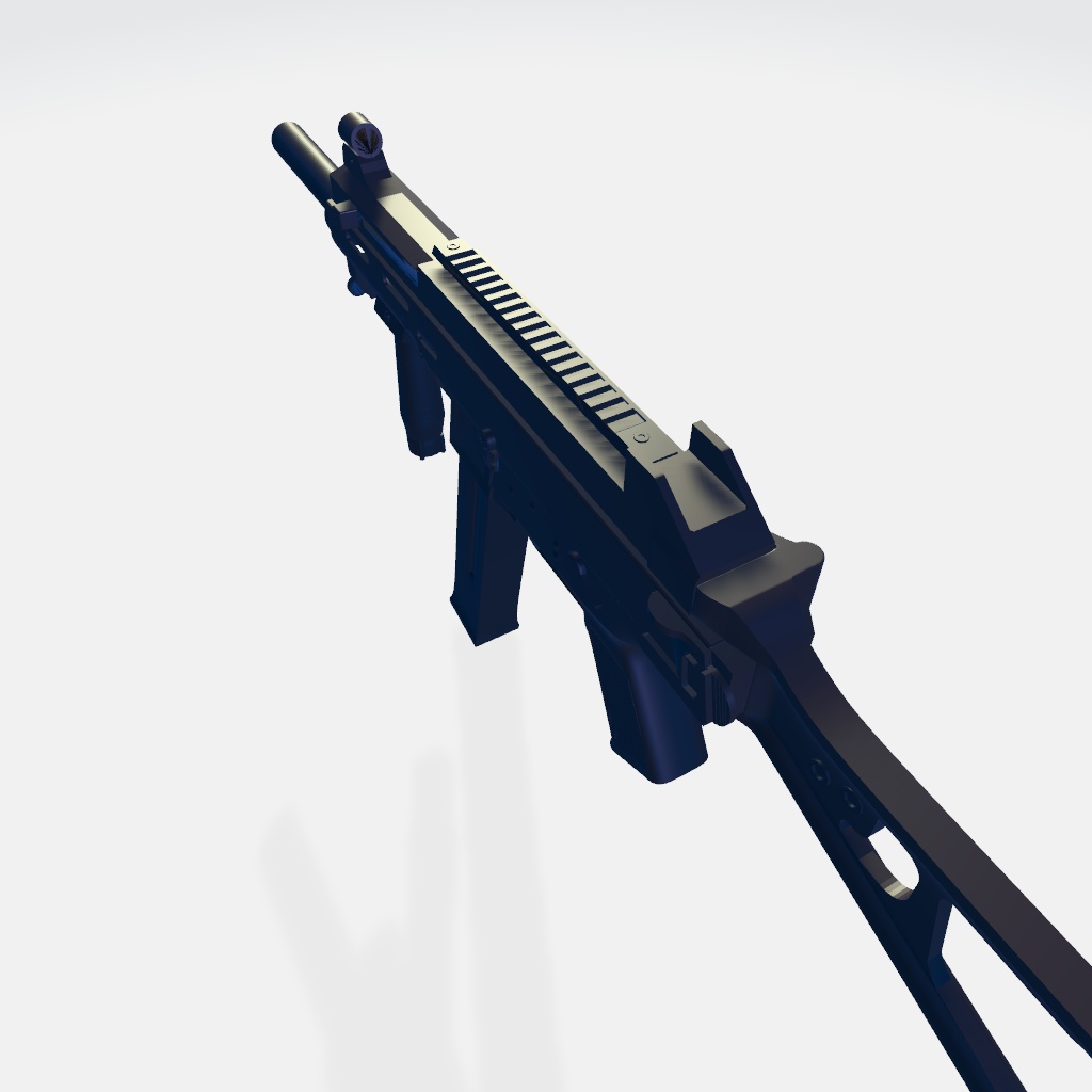 UMP【3Dモデル・ローポリ】