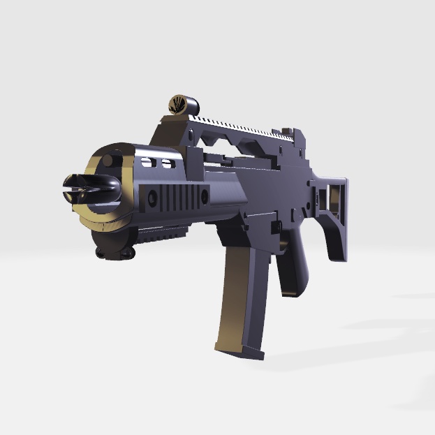 G36C【3Dモデル・ハイポリ】