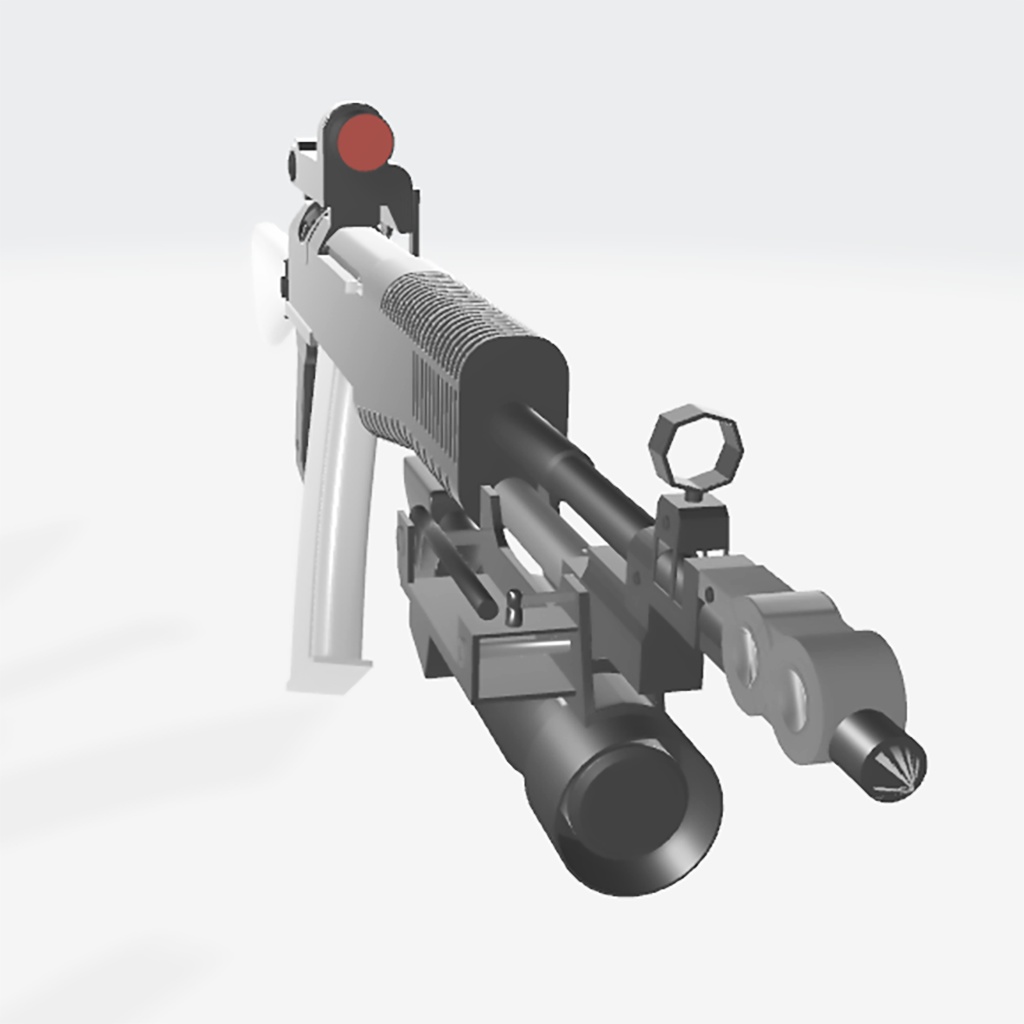 AN-94【3Dモデル・ハイ&ローポリセット】