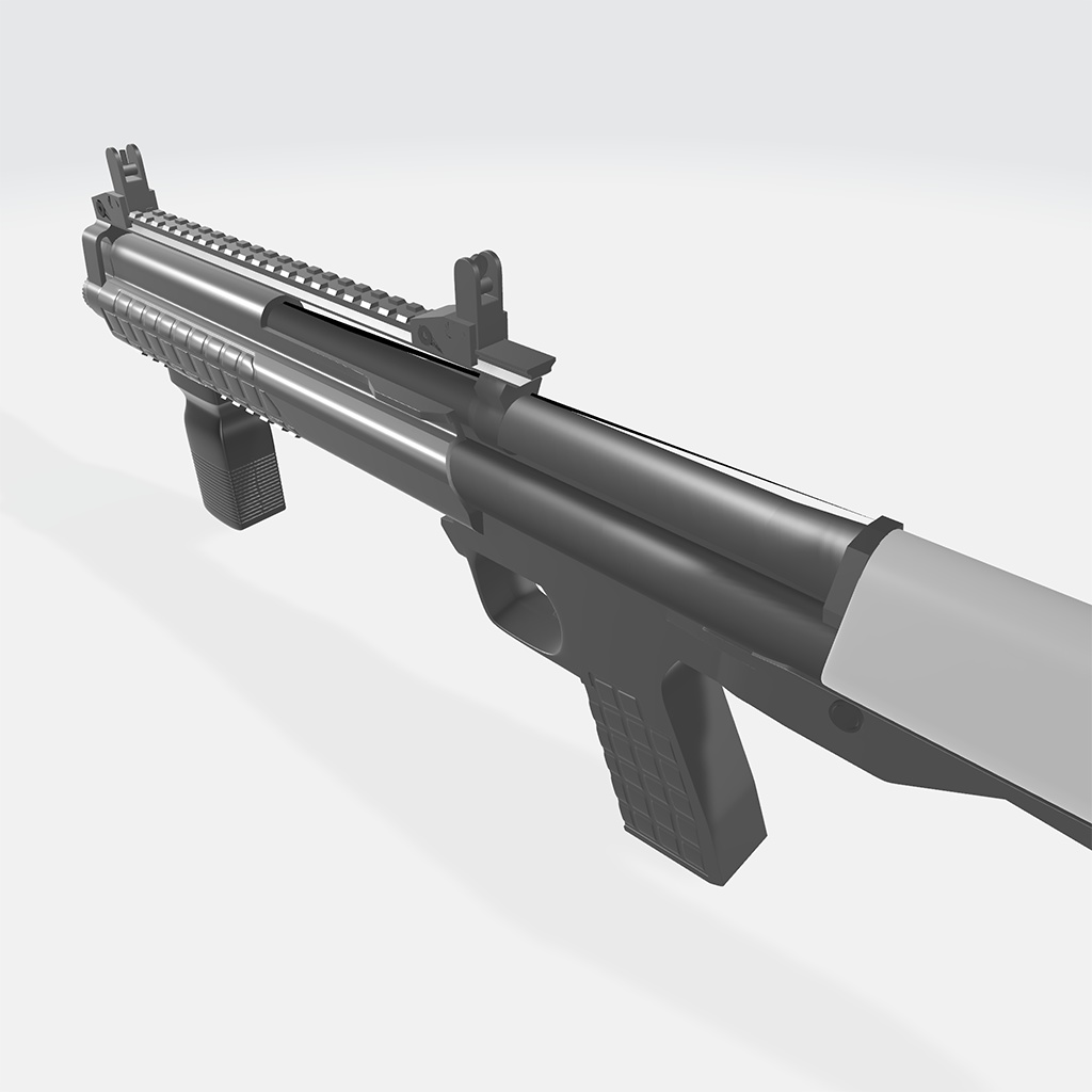 KSG【3Dモデル・ハイ&ローポリセット】