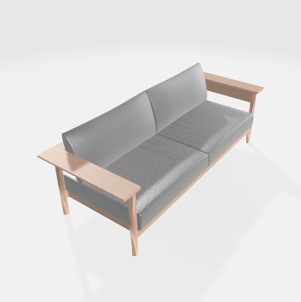 ソファ-type A-【3Dモデル】