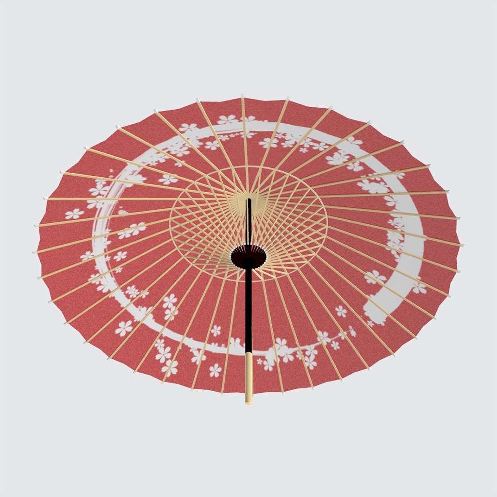 番傘【3Dモデル】