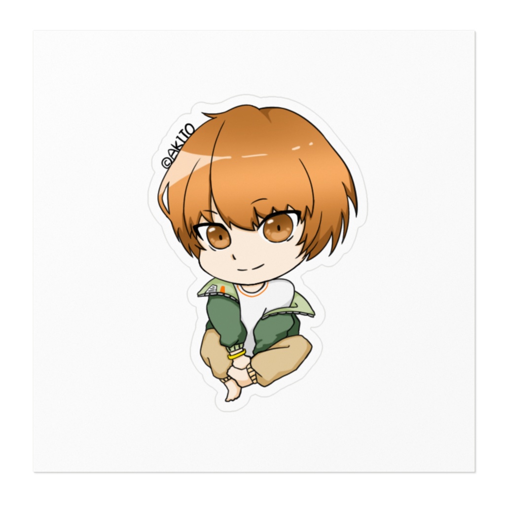 実くんステッカー