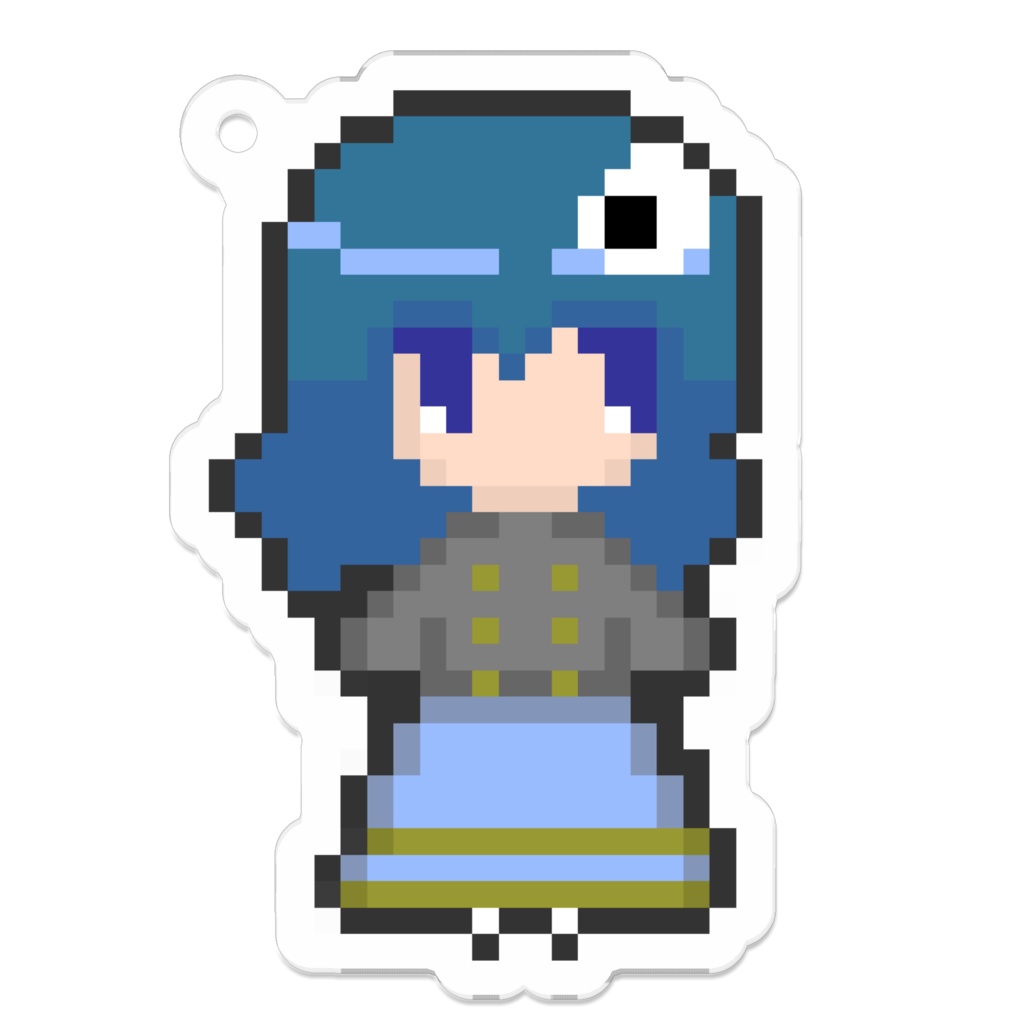 音沼コトネちゃんのドットアクリルキーホルダー