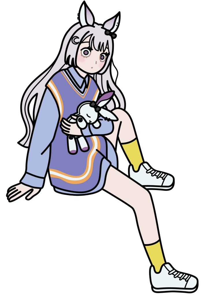 兎月しゅな 誕生日記念 ステッカー