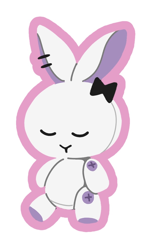 兎月しゅな 誕生日記念 ステッカー