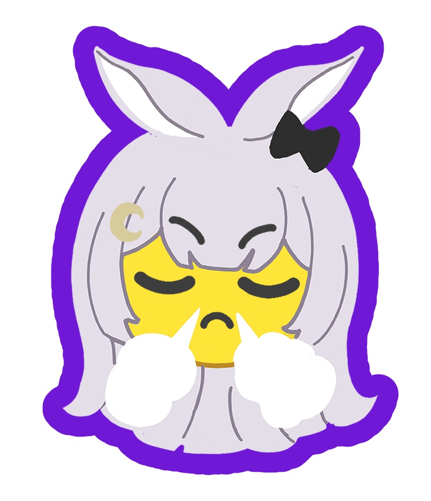 兎月しゅな 誕生日記念 ステッカー