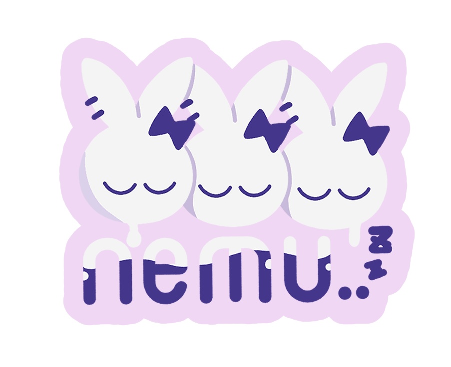 兎月しゅな 誕生日記念 ステッカー