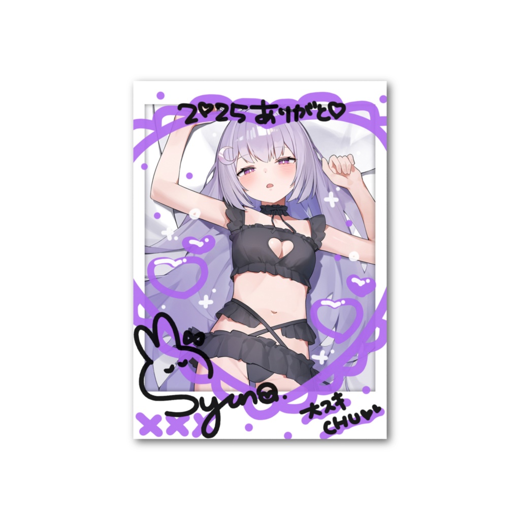 チェキ風カード①