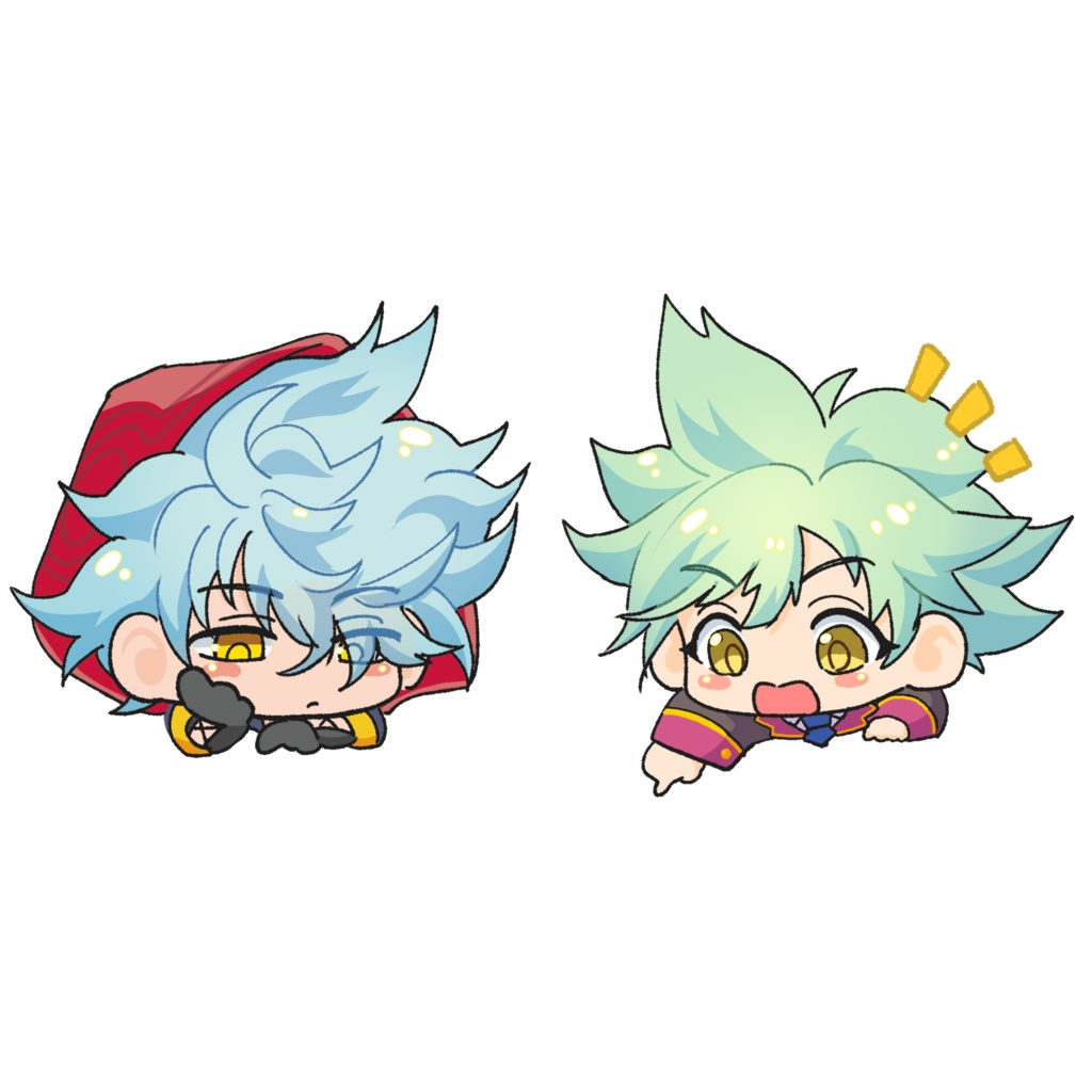 お勉強みまもりアクリルクリップ